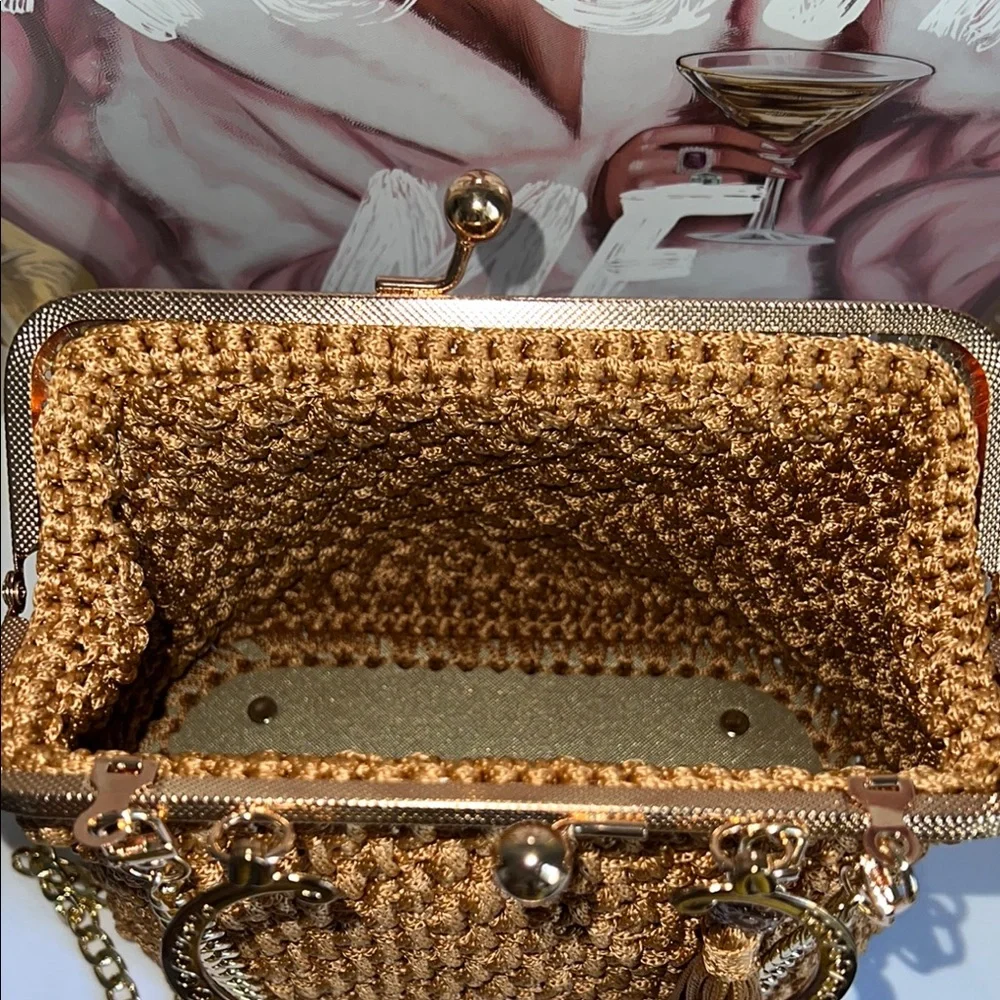 Hand Crafted Clutch Shoulder Bag